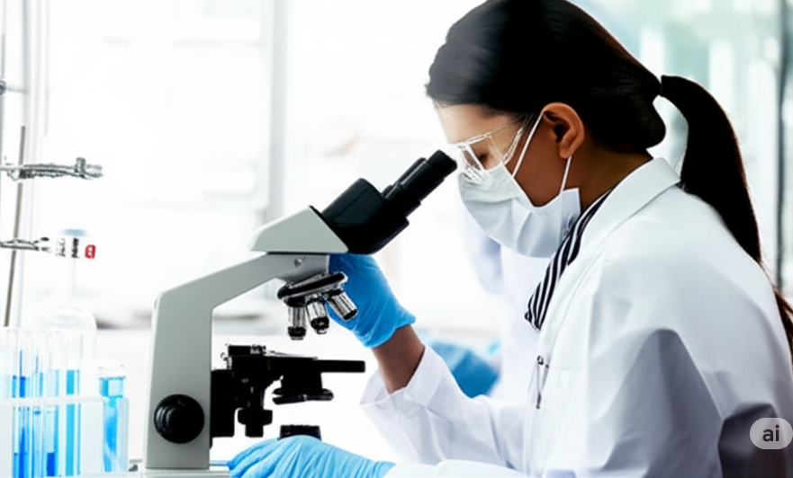 Scientist in laboratory